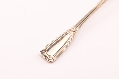Lot 308 - Set of six Tiffany & Co. silver teaspoons in...