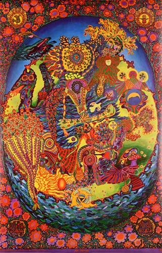 Lot 114 - An original 1960s psychedelic poster, 'Pipe...