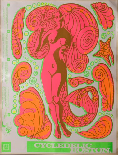 Lot 124 - An original psychedelic blacklight Cycledelic...
