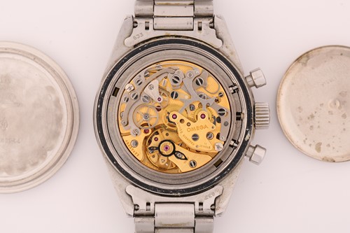 Lot 243 - An Omega Speedmaster 105.003-64 pre-moon watch,...
