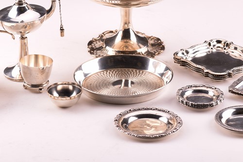 Lot 320 - A silver comport with pierced bowl and foot,...