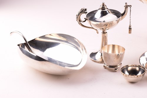Lot 320 - A silver comport with pierced bowl and foot,...