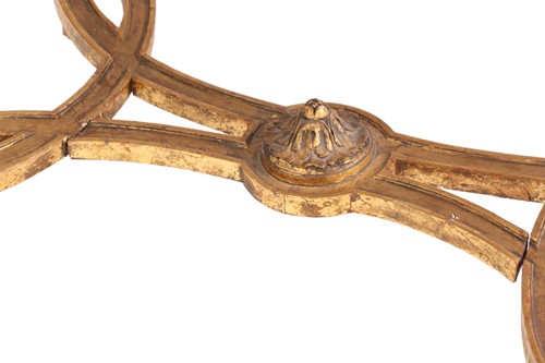 Lot 243 - A Louis XV style carved wood and gilt gesso...