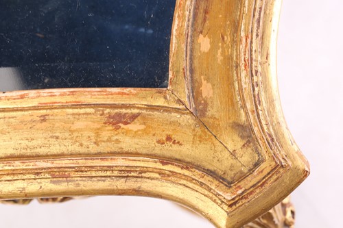 Lot A Louis XV style carved wood and gilt gesso...