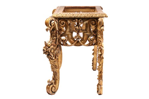 Lot 225 - A 17th-century Italian style carved wood and...