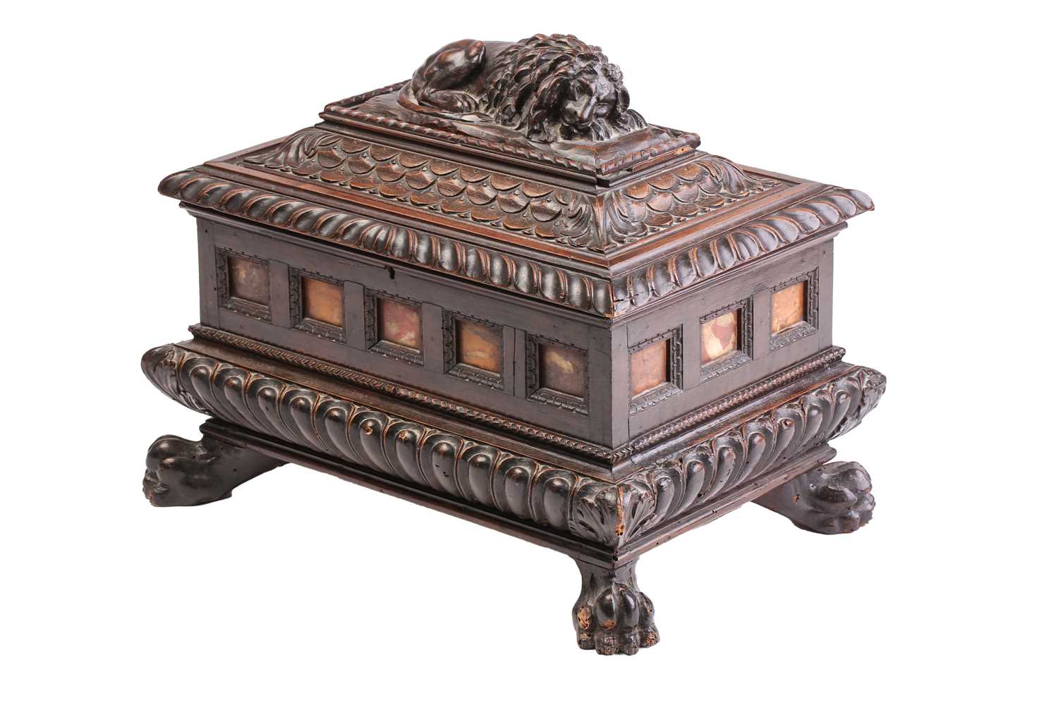 Lot 235 - A large 19th century late "Grand -Tour" carved...