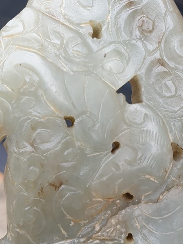 Lot 141 - A Chinese Jade carving of Shoulao, Qing, 18th...