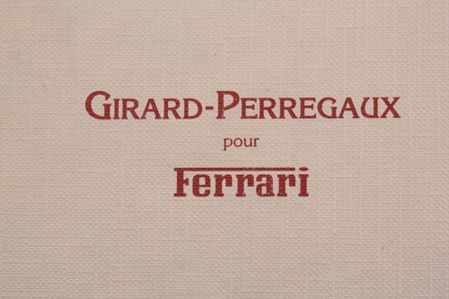 Lot 237 - A Girard-Perregaux Asprey-Ferrari titanium...