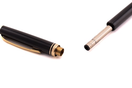 Lot 42 - Montblanc - A rollerball pen, a pair of...