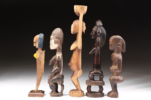 Lot 120 - A Fang standing male figure, Gabon, with...