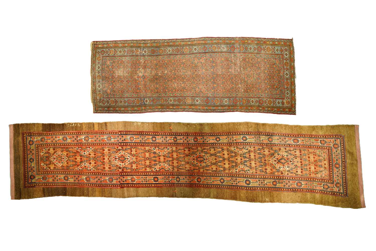 Lot 273 - An antique Serab/Sarab runner with the...