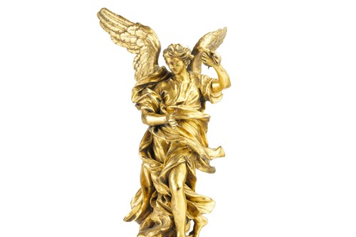 Lot 285 - A 19th-century fire gilt bronze figure of the...