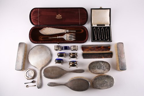 Lot 267 - A cased set of novelty "Golf-Club" form silver...