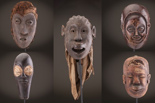 Lot 118 - A Lombi mask, Democratic Republic of Congo,...