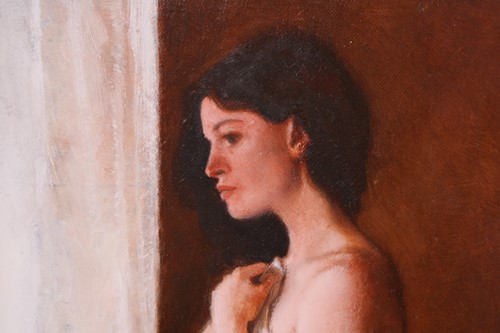 Lot 17 - John Afflick (b.1967), portrait of a lady...