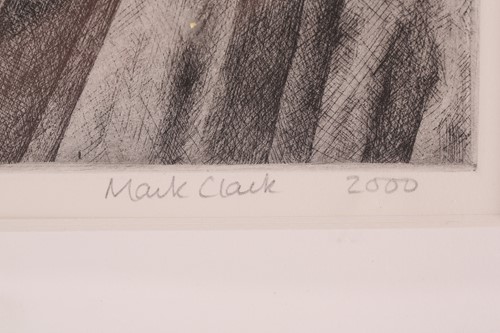 Lot 22 - Mark Clark (b.1959), two etchings, female...