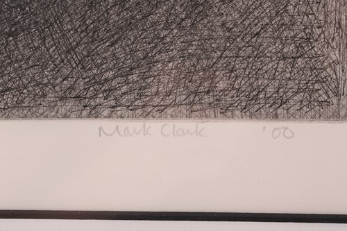 Lot 22 - Mark Clark (b.1959), two etchings, female...