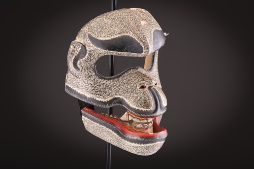 Lot 138 - Three zoomorphic masks, Indonesia/Cambodia,...