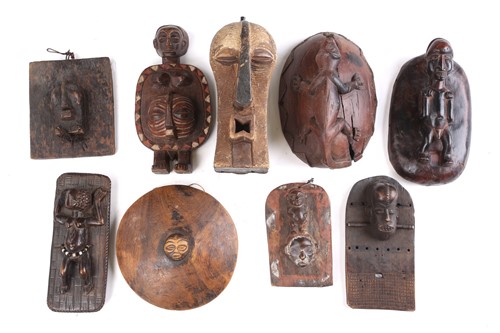Lot 30 - A collection of West African figural house...