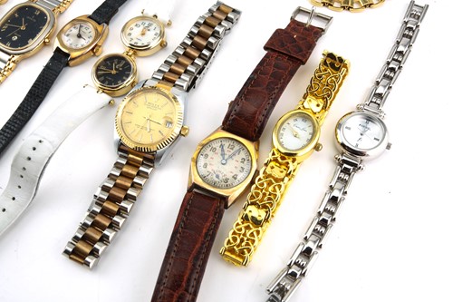 Lot 208 - Quantity of fashion watches and costume...