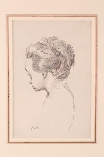 Lot 63 - Mervyn Peake (1911-67), 'Portrait of Maeve,...