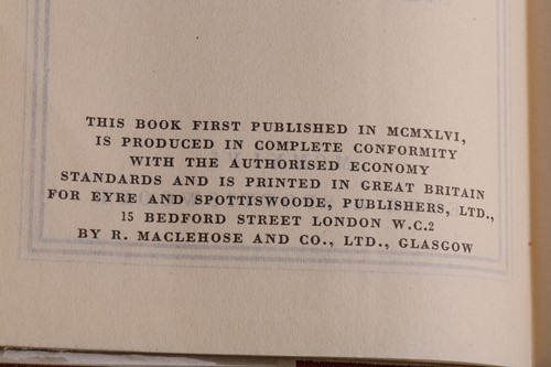 Lot 352 - Peake (Mervyn), The Gormenghast Trilogy, 1st...