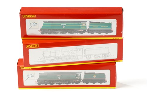 Lot 306 - Three boxed Hornby Railways locomotives,...