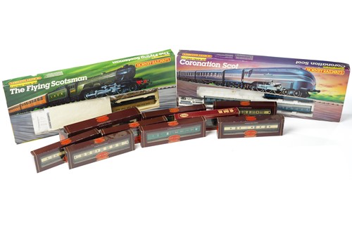 Lot 318 - Two Hornby Railways part Electric Train Sets,...