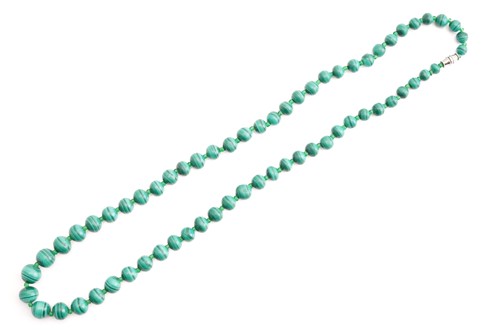 Lot 48 - A lapis lazuli fringe bib necklace and two...