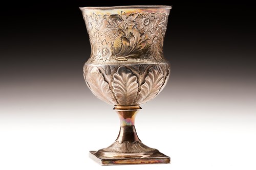 Lot 428 - A George III silver goblet by Thomas James,...