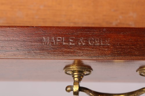 Lot 288 - An Edwardian inlaid mahogany Maple & Co,...