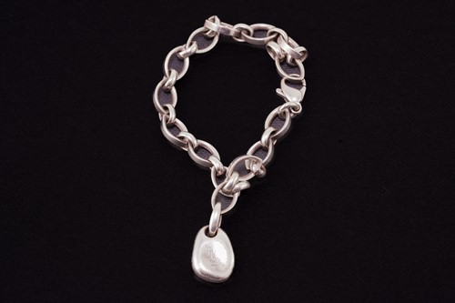 Lot 112 - A German white metal necklace with a matching...