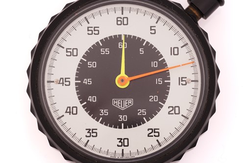 Lot 340 - A Heuer military stopwatch Ref: 758.901 with a...