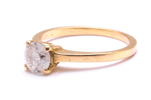 Lot 268 - A diamond solitaire ring, comprising a single...