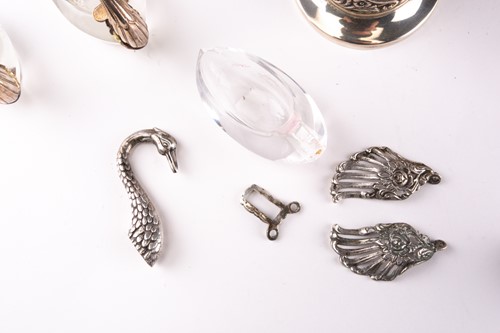 Lot 47 - A Dutch silver mouth guard; the hinged part to...