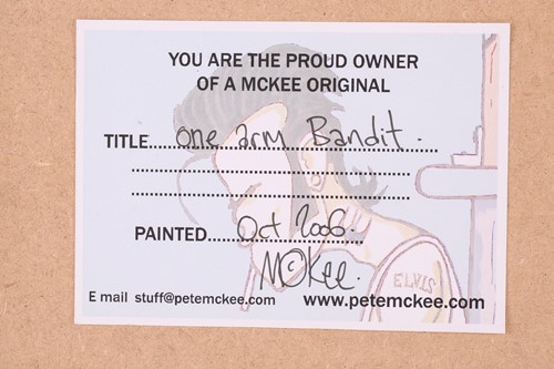 Lot 6 - Pete McKee (b.1966) British, 'One Arm Bandit',...