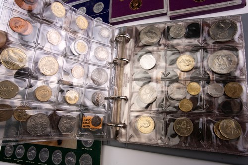 Lot 283 - A large quantity of coins, loose, in boxes and...