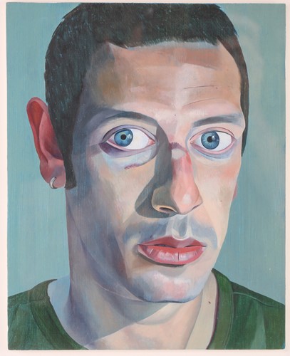 Lot 2 - James Hague (b.1970), 'Self Portrait', oil on...
