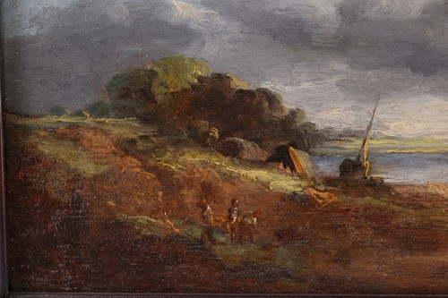Lot 10 - Follower of John Constable, landscape, 19th...