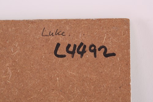 Lot 60 - James Hague (b.1970), Portrait of Luke, oil on...