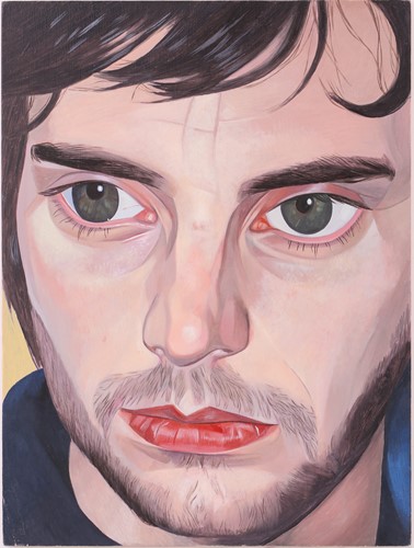 Lot 84 - James Hague (b.1970), Portrait of Jason, oil...