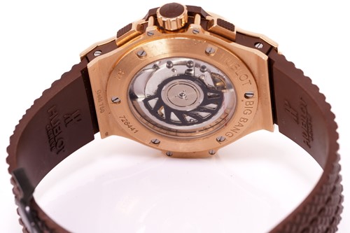 Lot 428 - A 41mm Hublot Big Bang Chronograph featuring a...