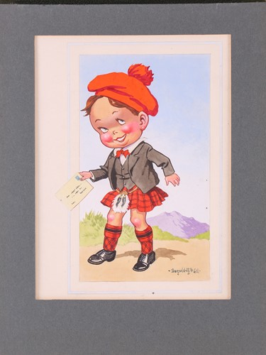 Lot 40 - Donald McGill (1875-1962), an unframed signed...