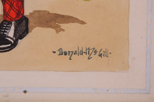 Lot 40 - Donald McGill (1875-1962), an unframed signed...
