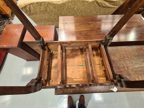 Lot 267 - An early 18th-century oak kneehole lowboy with...