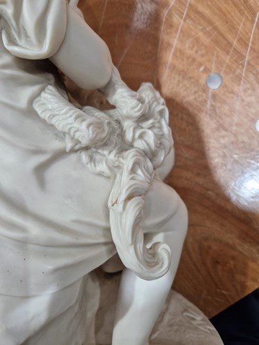 Lot 418 - After J. Durham 1862, a Parian ware figure of...