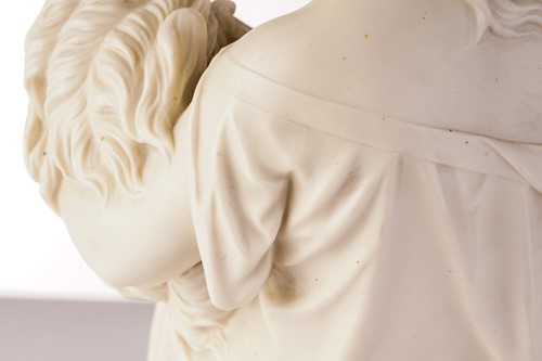 Lot 418 - After J. Durham 1862, a Parian ware figure of...