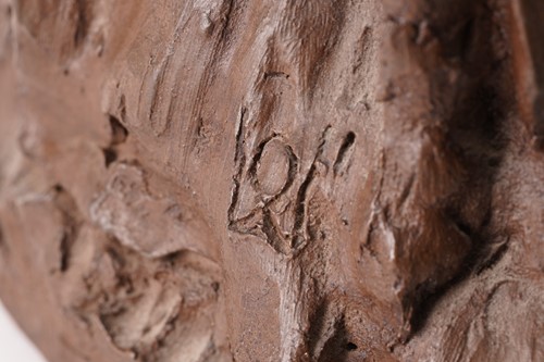 Lot 416 - A cold cast bronzed resin bust of Dr. David...