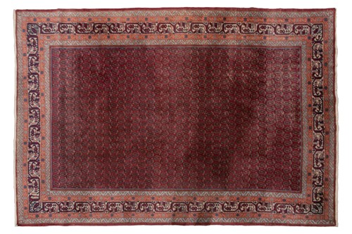 Lot 330 - A "Mir Boteh" style carpet possibly Meshed,...