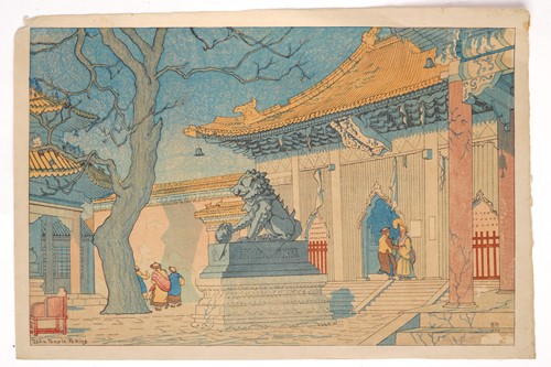 Lot 164 - A collection of Japanese woodblock prints...